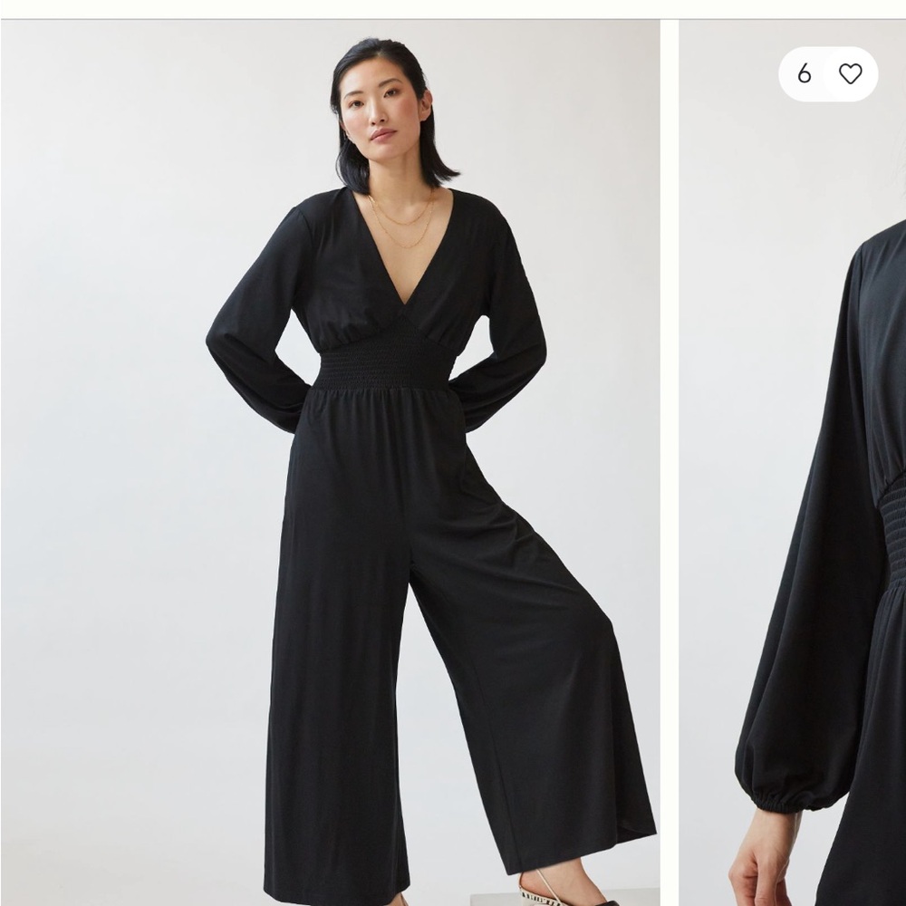 Anthro Hutch V neck jumpsuit - Picture 4 of 7